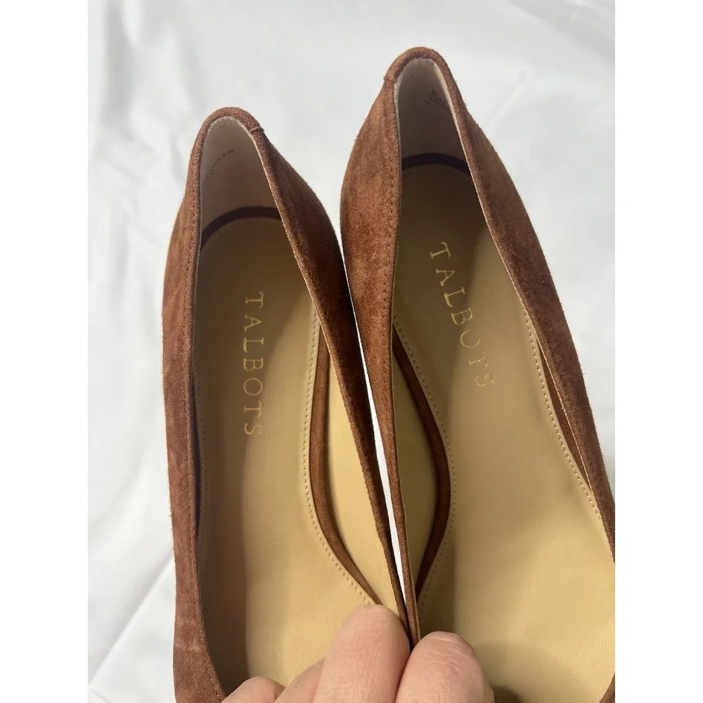Talbots lacey leather